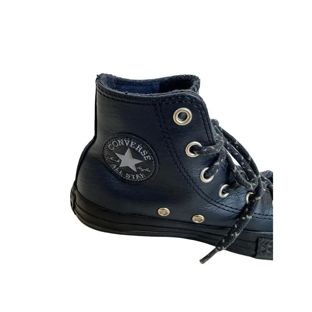 Converse Blue Black KID Youth Size 7 Chuck Taylor Hi-Top Sneaker Skater School